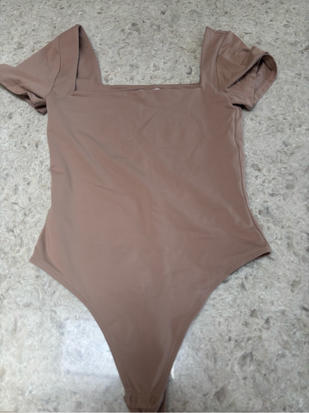 Babaton babysuit Square Neck One-Piece in Taupe